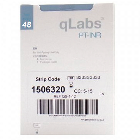 Micropoint Biotechnologies Тест-полоска qLabs PT-INR Test Strip 48шт/упаковка